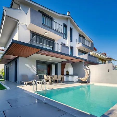别墅 Casa Oliva 2 With Pool & Sauna & Jakuzi & Bbq 费特希耶
