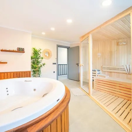 别墅 Casa Oliva 2 With Pool & Sauna & Jakuzi & Bbq 费特希耶